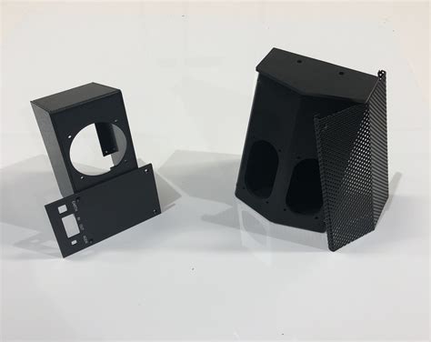 metal speaker enclosure|plastics for speaker enclosures.